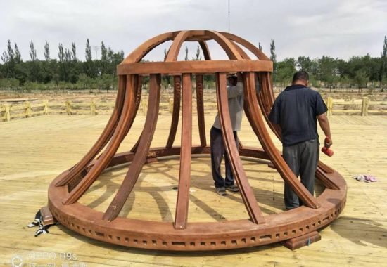 Big crown yurt Hunnu More for yurts asia