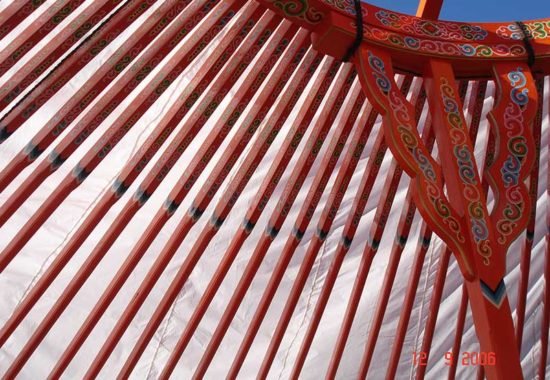 Parts of a yurt Stick- More for yurts asia